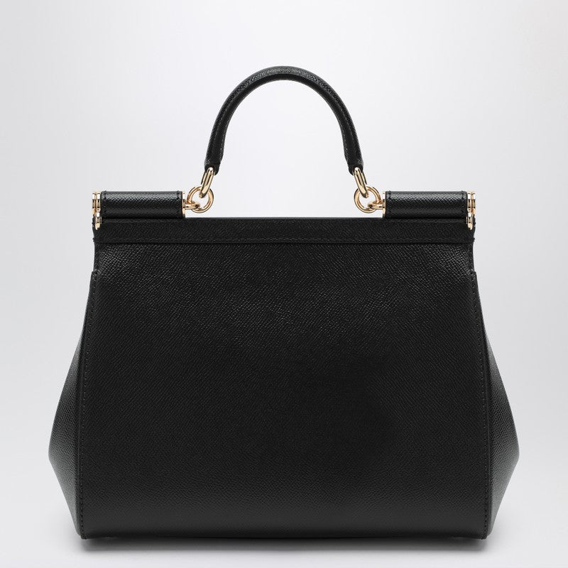 Dolce & Gabbana Large Black Sicily Hand Bag