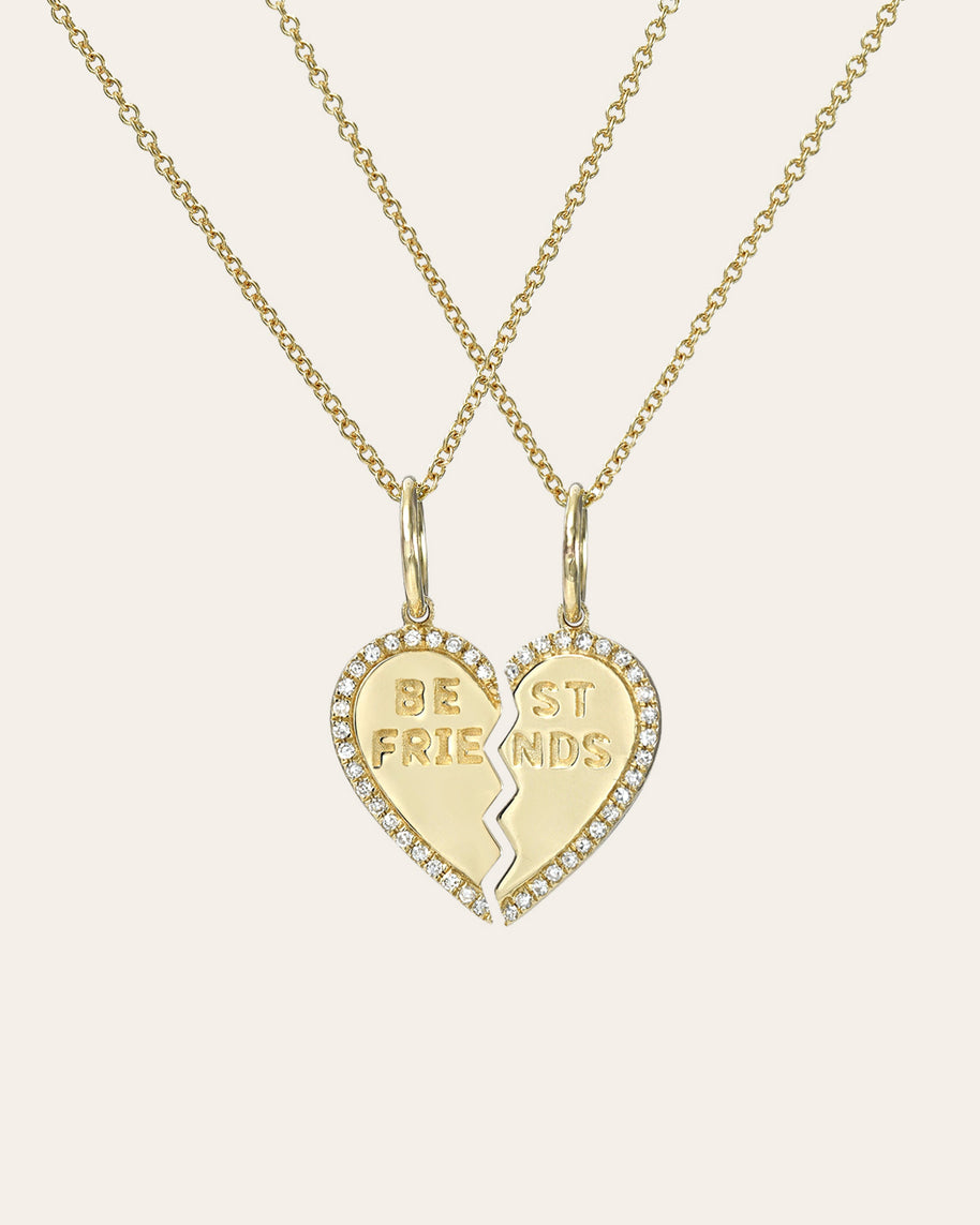 Zoe Lev Best Friend Necklace Set