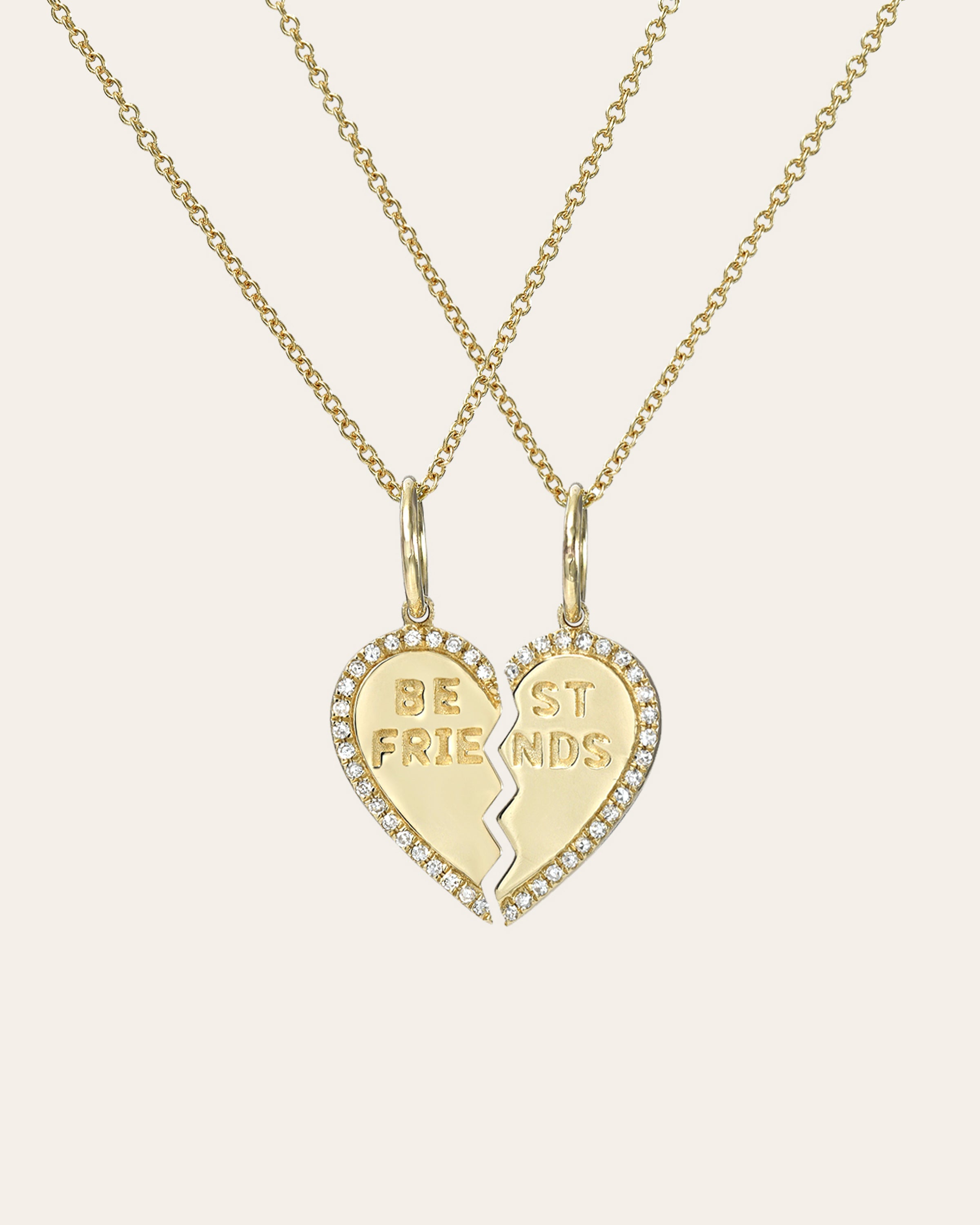 Zoe Lev Best Friend Necklace Set