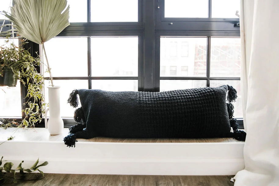 Sunday Citizen Braided Pom Pom Lumbar Pillow (more Colors)