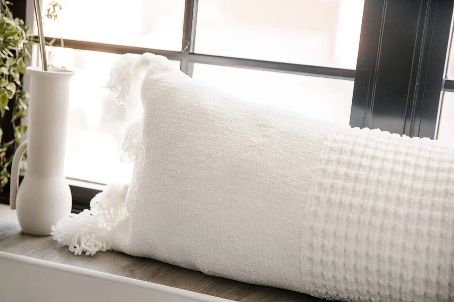 Sunday Citizen Braided Pom Pom Lumbar Pillow (more Colors)