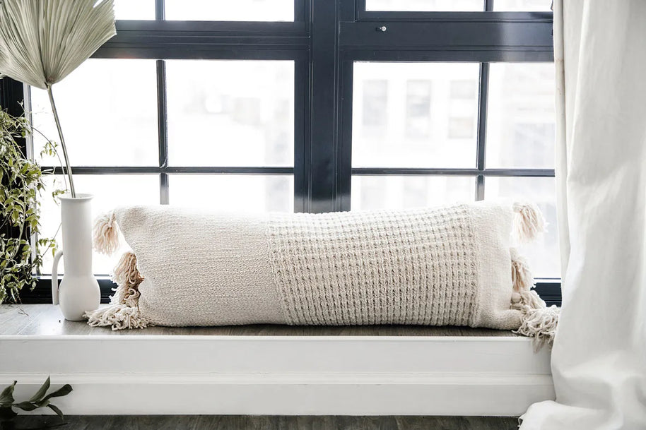 Sunday Citizen Braided Pom Pom Lumbar Pillow (more Colors)