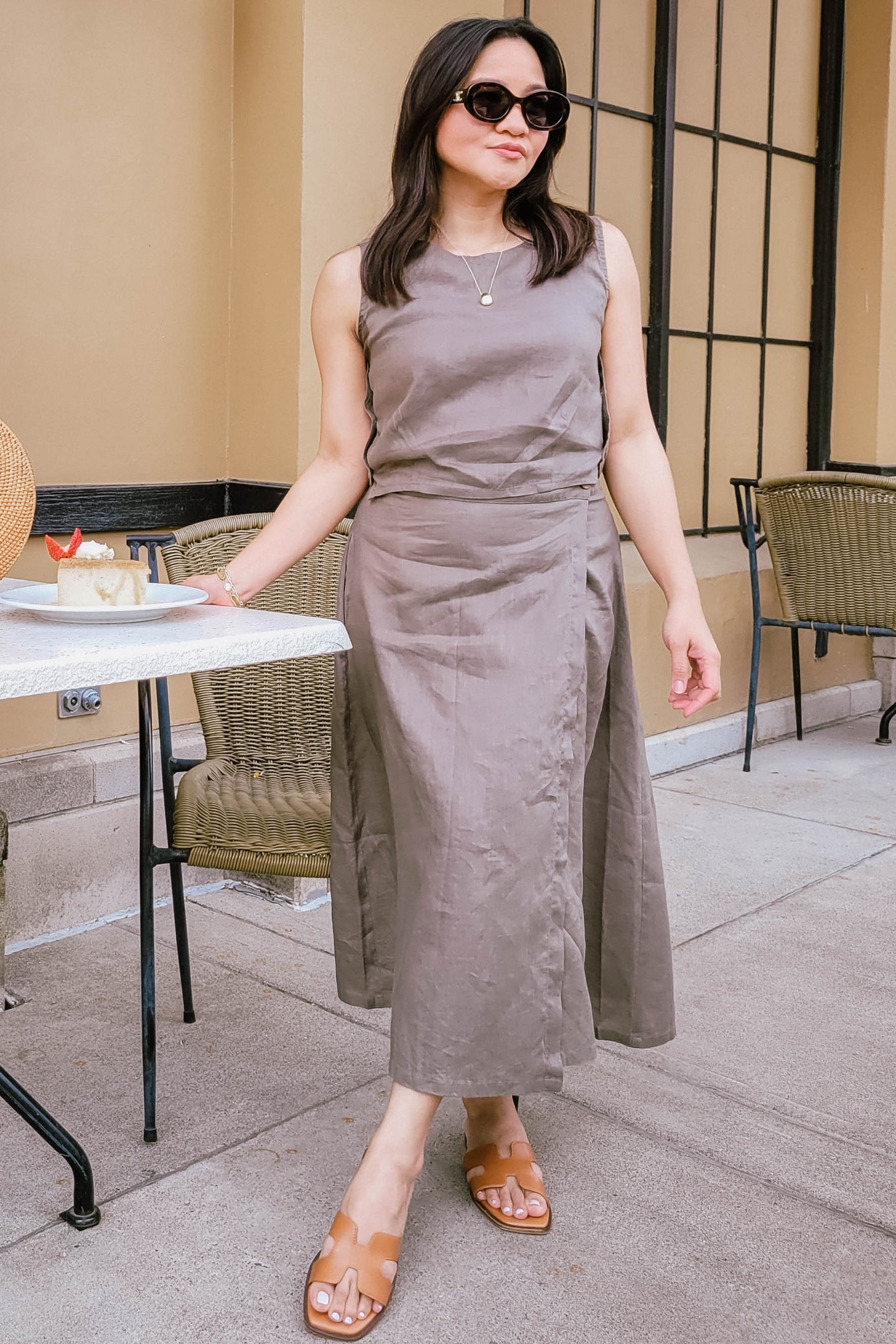 Reistor Breezy Hemp Summer Set in Dark Green