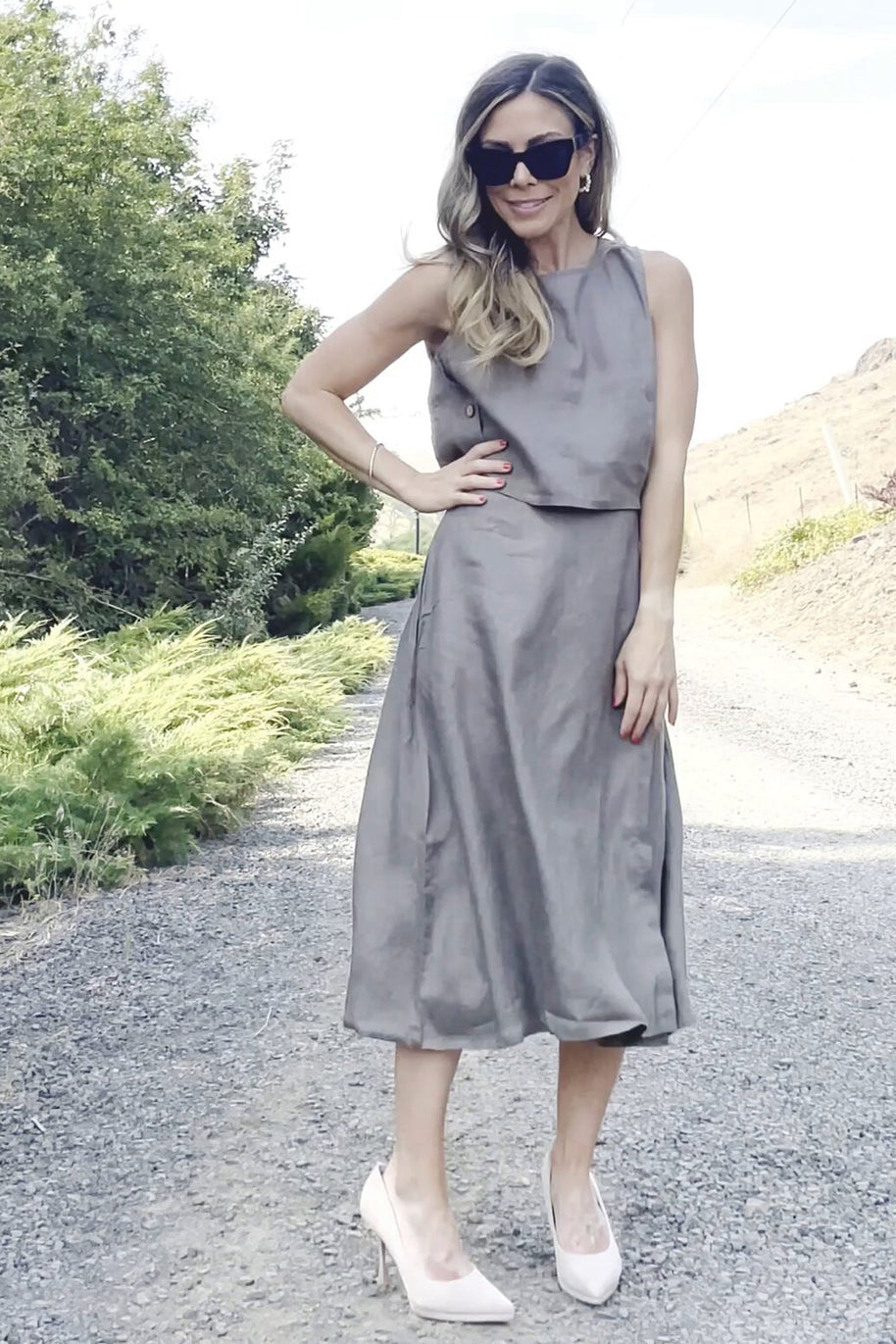Reistor Breezy Hemp Summer Set in Dark Green