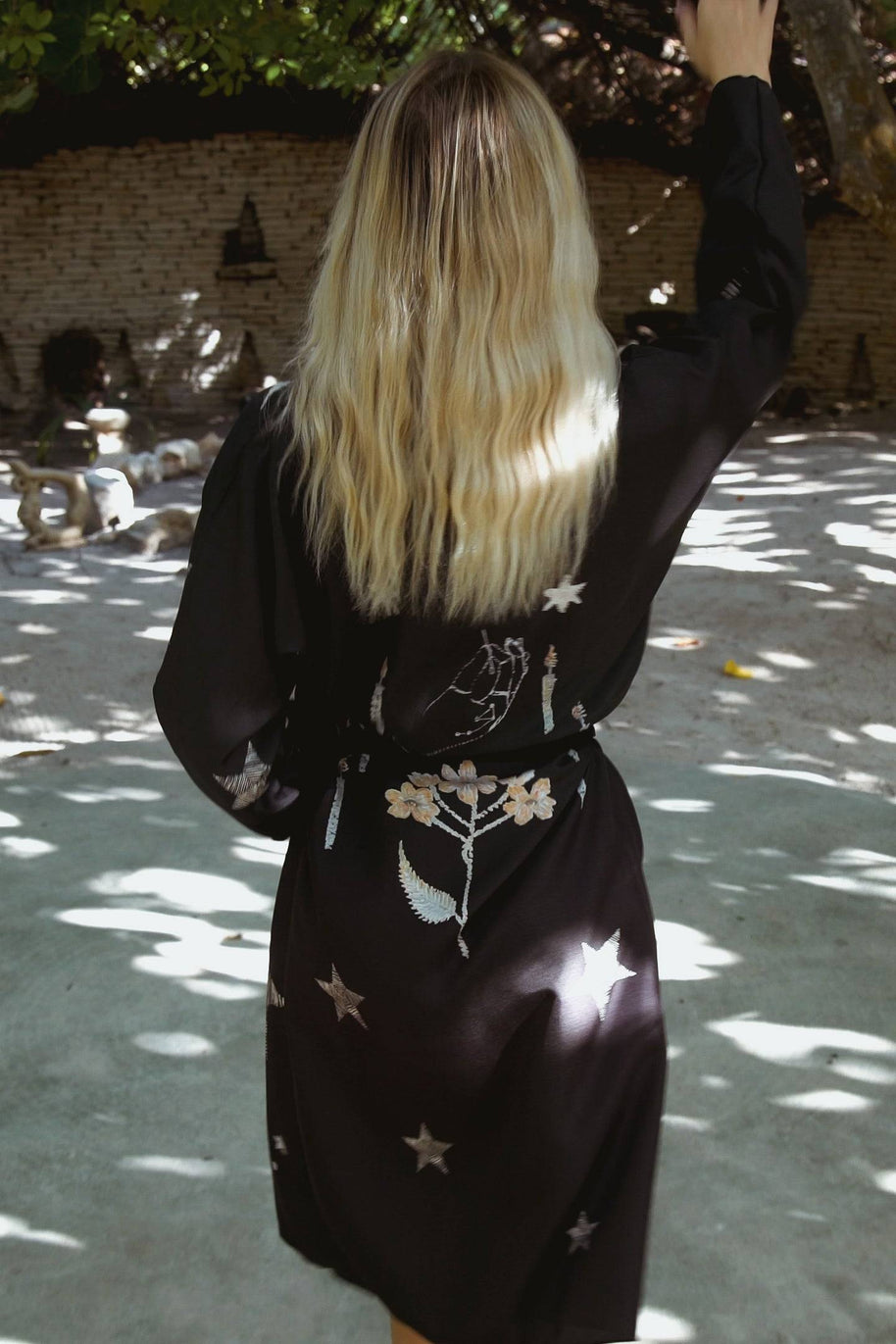 The Royal Robe Kimono In Starry Night