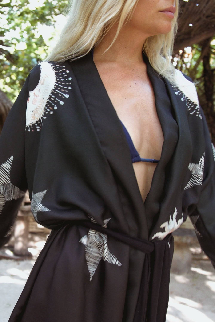 The Royal Robe Kimono In Starry Night