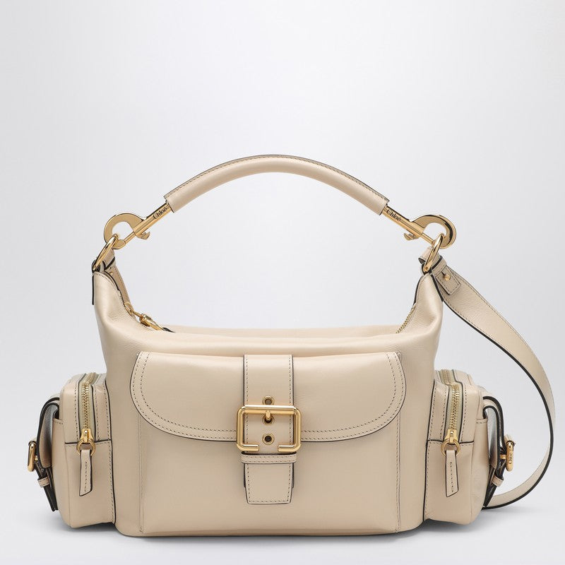 Chloé Beige Leather Camera Bag