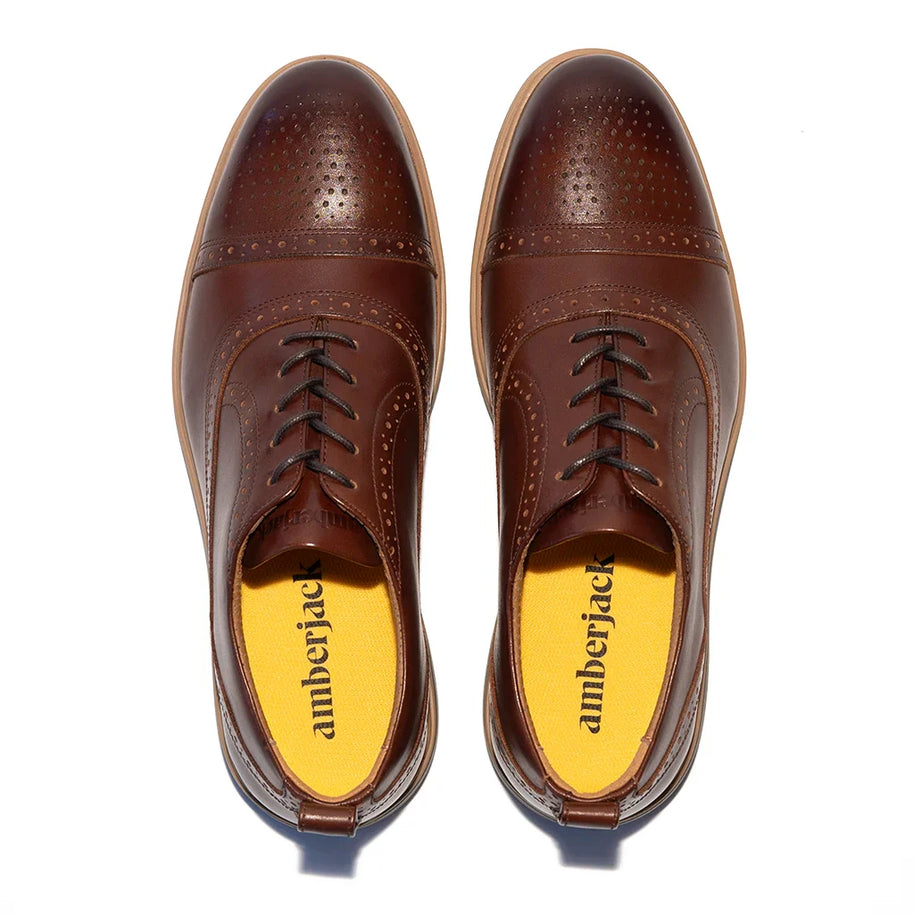 Amberjack The Cap-Toe (Chestnut)