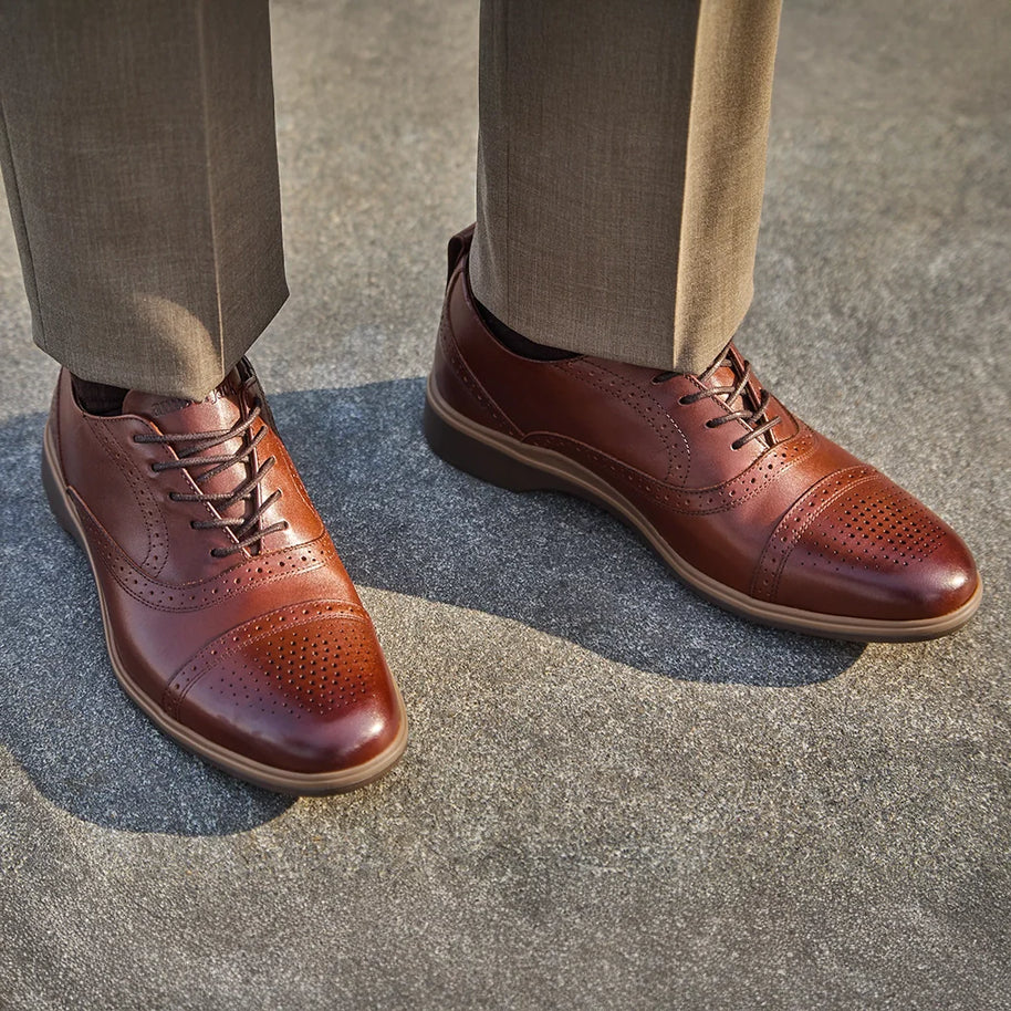 Amberjack The Cap-Toe (Chestnut)