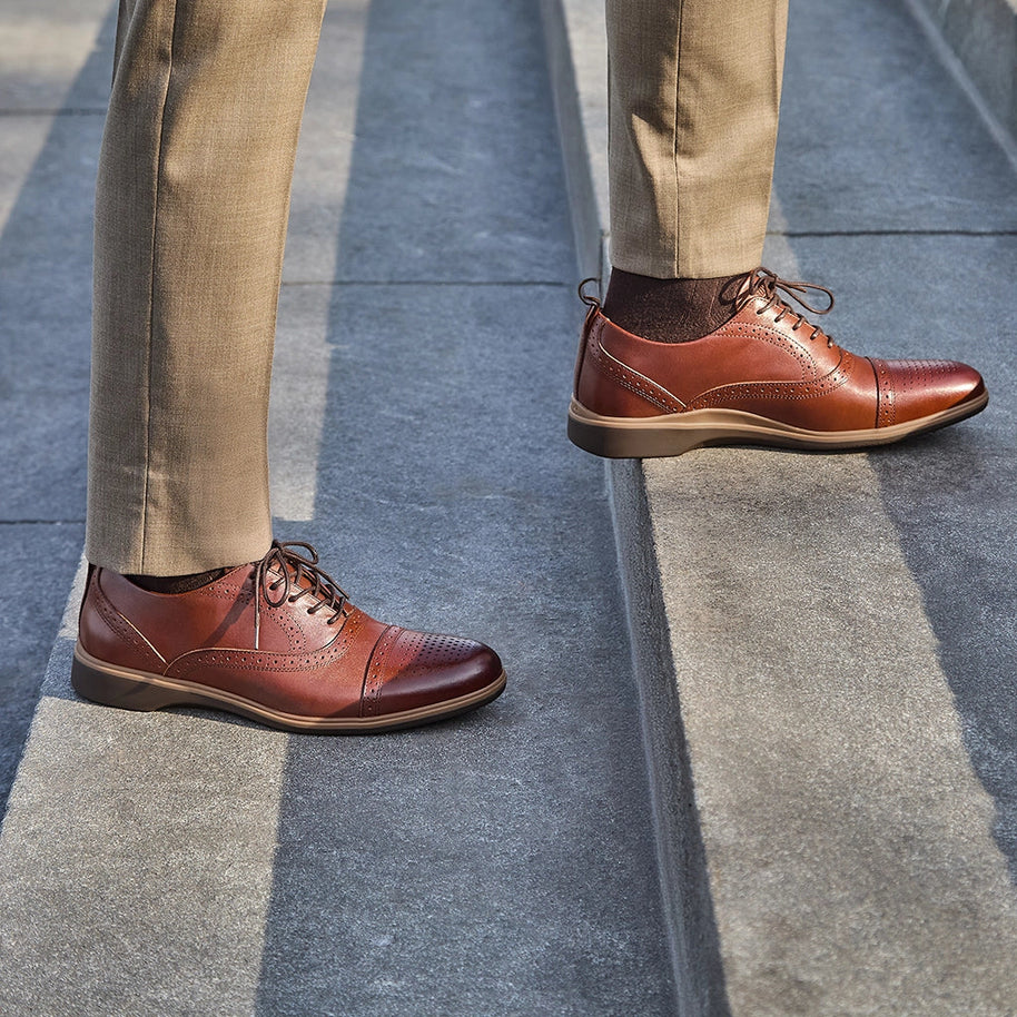 Amberjack The Cap-Toe (Chestnut)