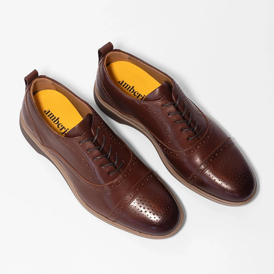 Amberjack The Cap-Toe (Chestnut)