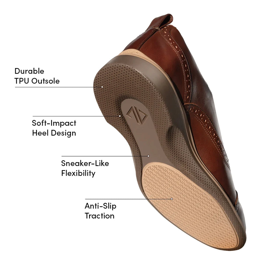 Amberjack The Cap-Toe (Chestnut)