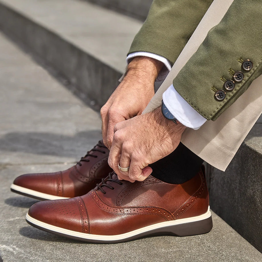 Amberjack The Cap-Toe (Coffee)