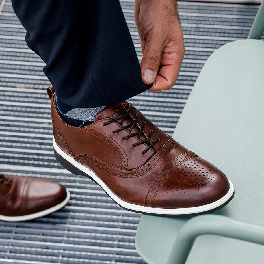 Amberjack The Cap-Toe (Coffee)