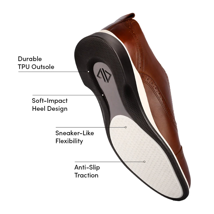 Amberjack The Cap-Toe (Coffee)