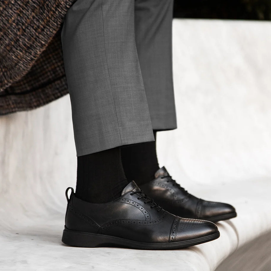 Amberjack The Cap-Toe (Obsidian)