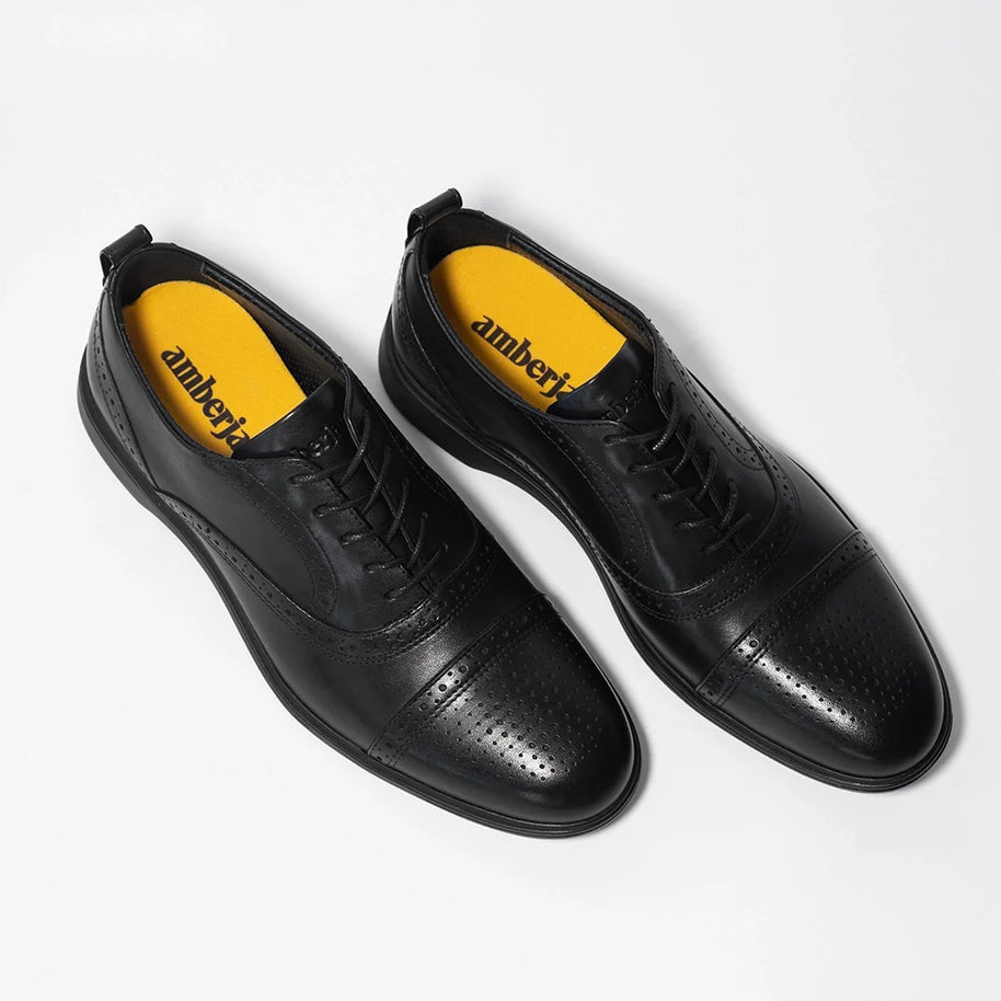 Amberjack The Cap-Toe (Obsidian)
