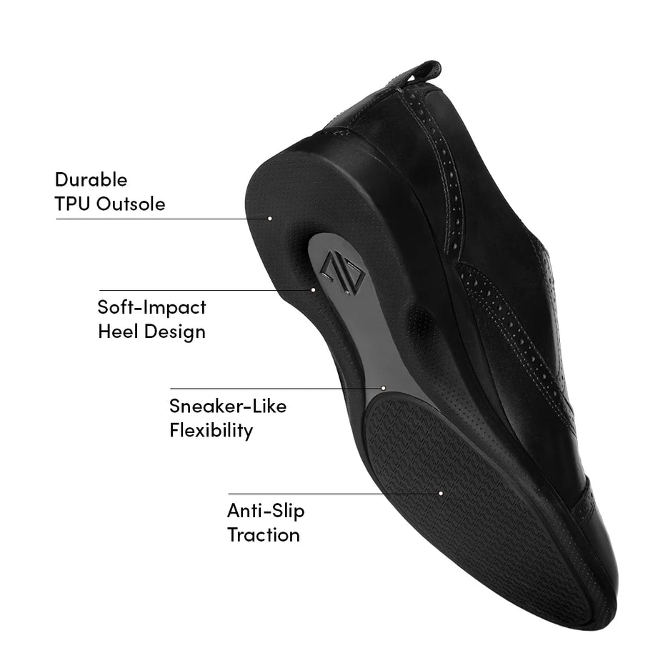 Amberjack The Cap-Toe (Obsidian)