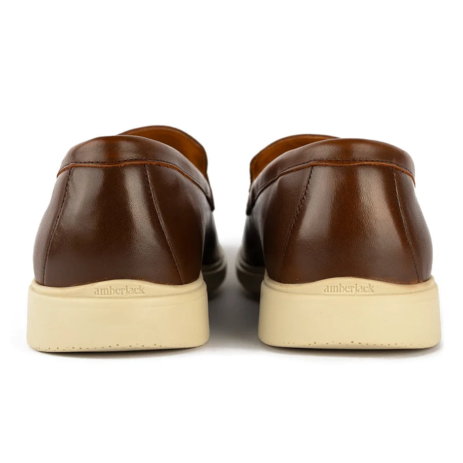 Amberjack The Loafer (Chestnut & Cream)