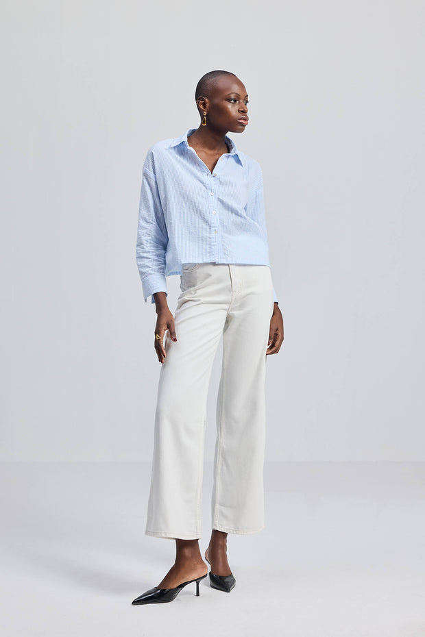 Reistor Crop it like its Hot Shirt in Stripes