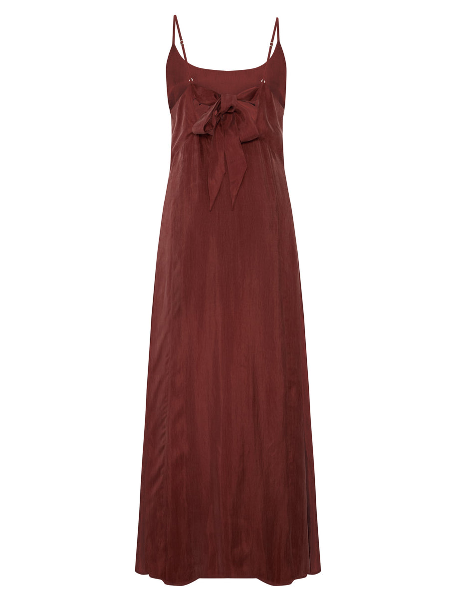 The Handloom Lucid Midnight Maxi Dress - Burgundy