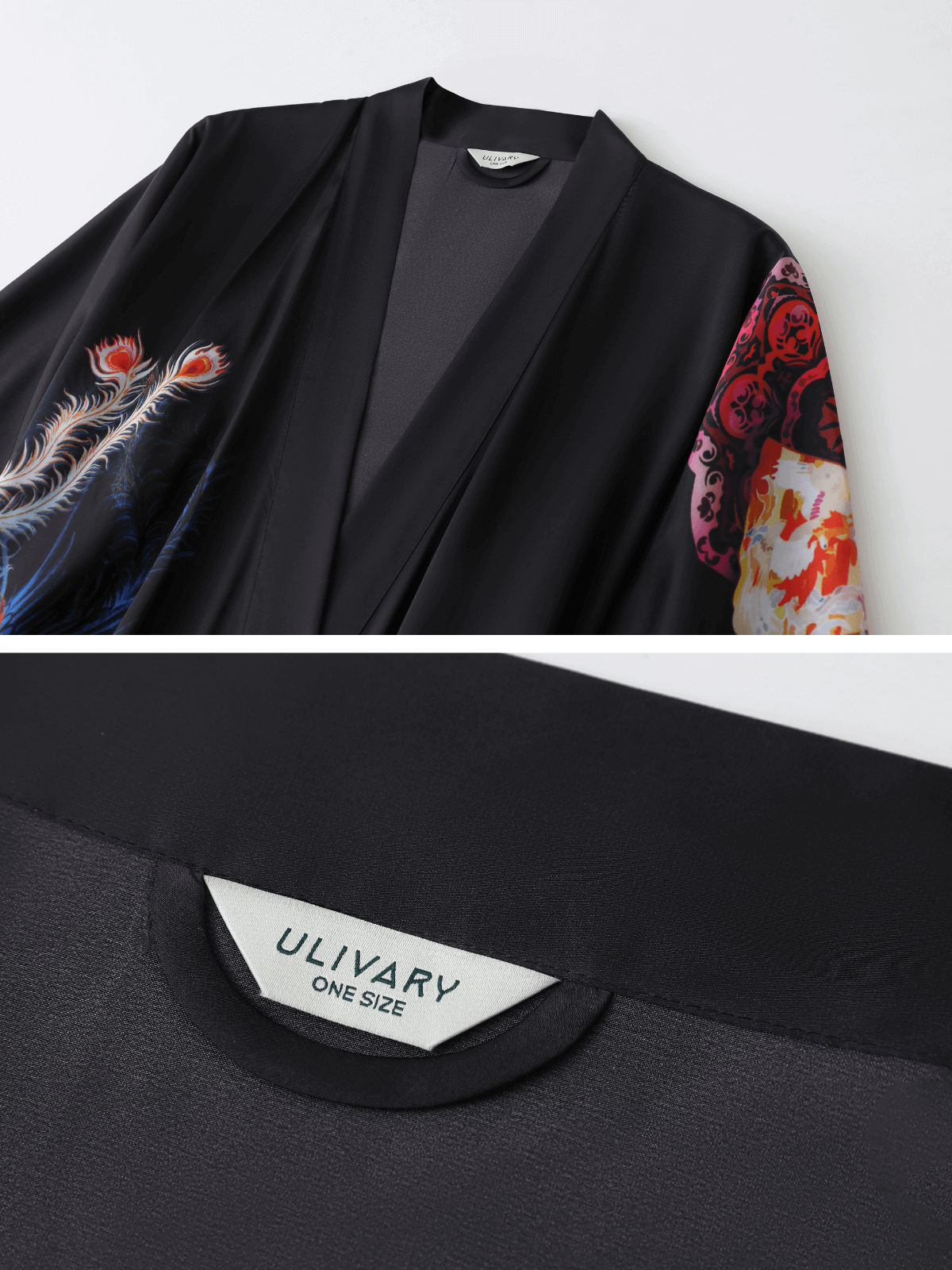 Ulivary Dragon Phoenix Kimono Robe
