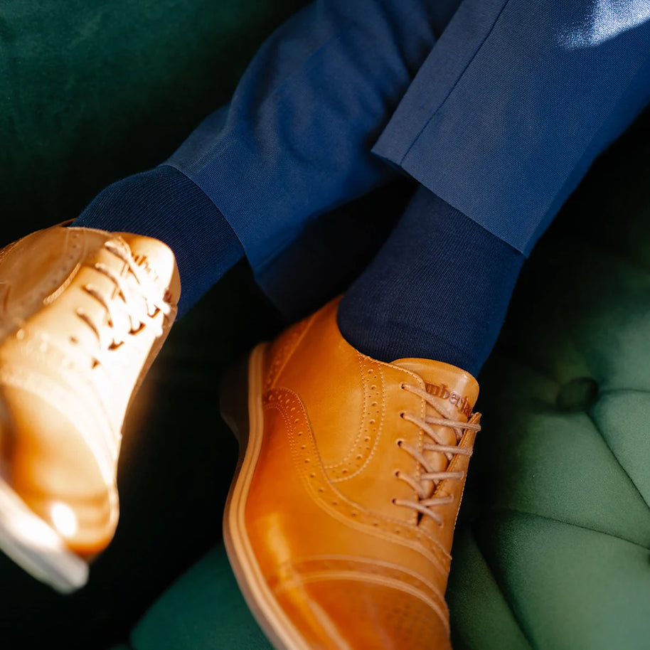 Amberjack Dress Socks (Cobalt)
