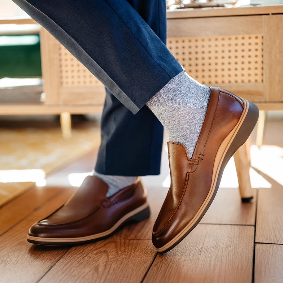 Amberjack Dress Socks (Ocean)