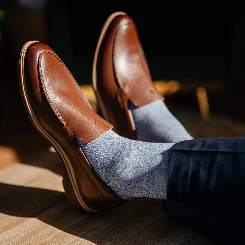 Amberjack Dress Socks (Ocean)