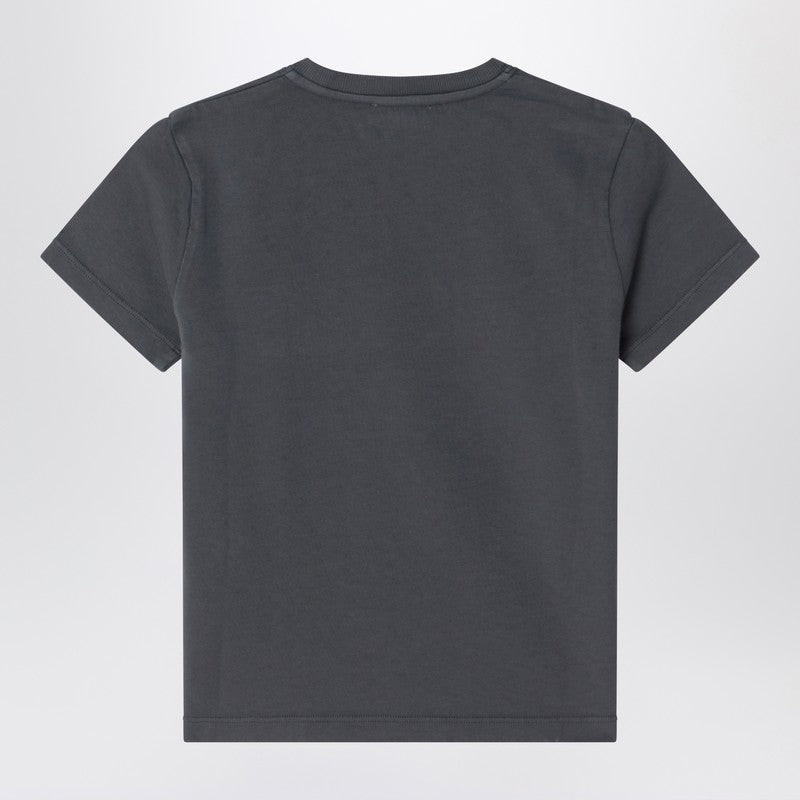 Golden Goose Kids' Anthracite Grey T-shirt With Logo