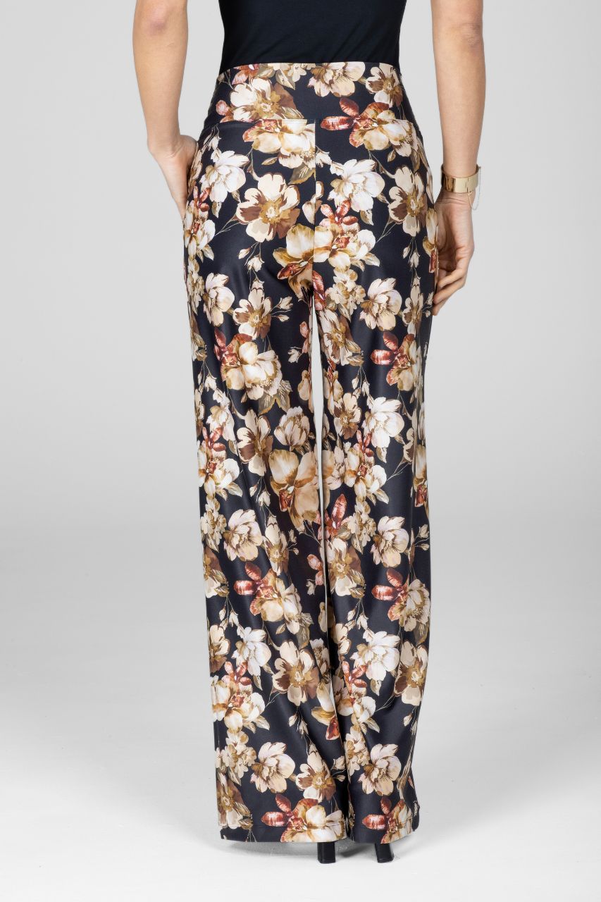 KiraGrace GRACE WIDE LEG PANT: FALL TONAL FLORAL