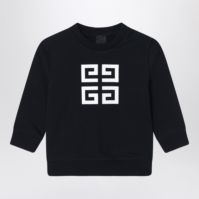 Givenchy Kids' Black Sweatshirt With 4G Logo Print