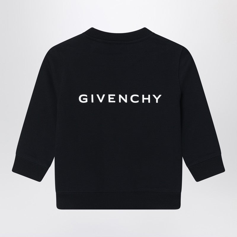 Givenchy Kids' Black Sweatshirt With 4G Logo Print