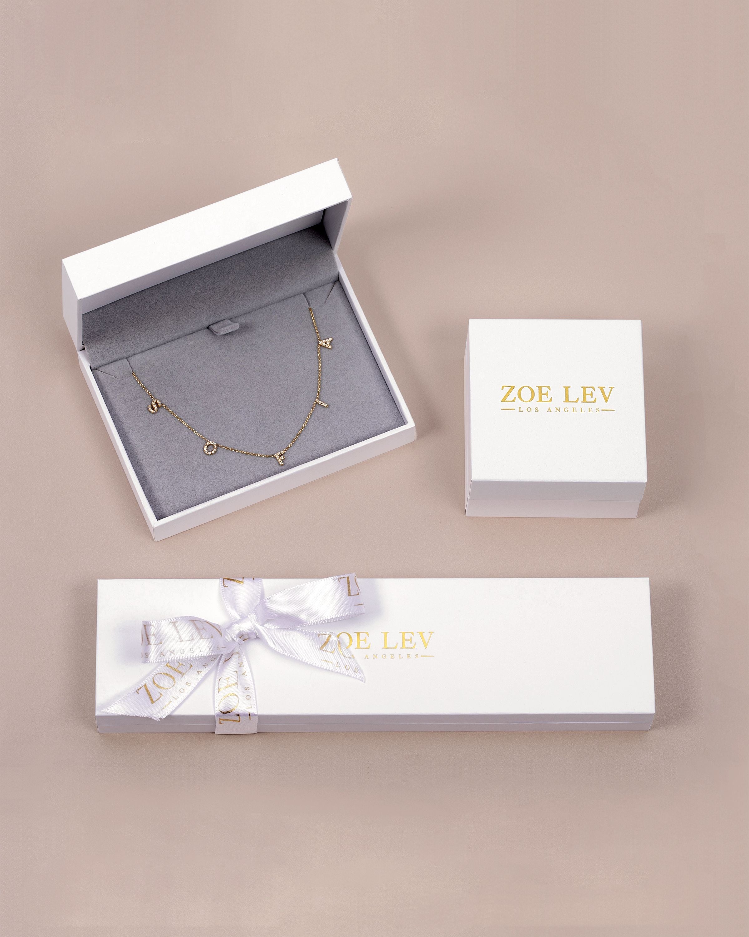 Zoe Lev 3 Prong Diamond Stud Earrings