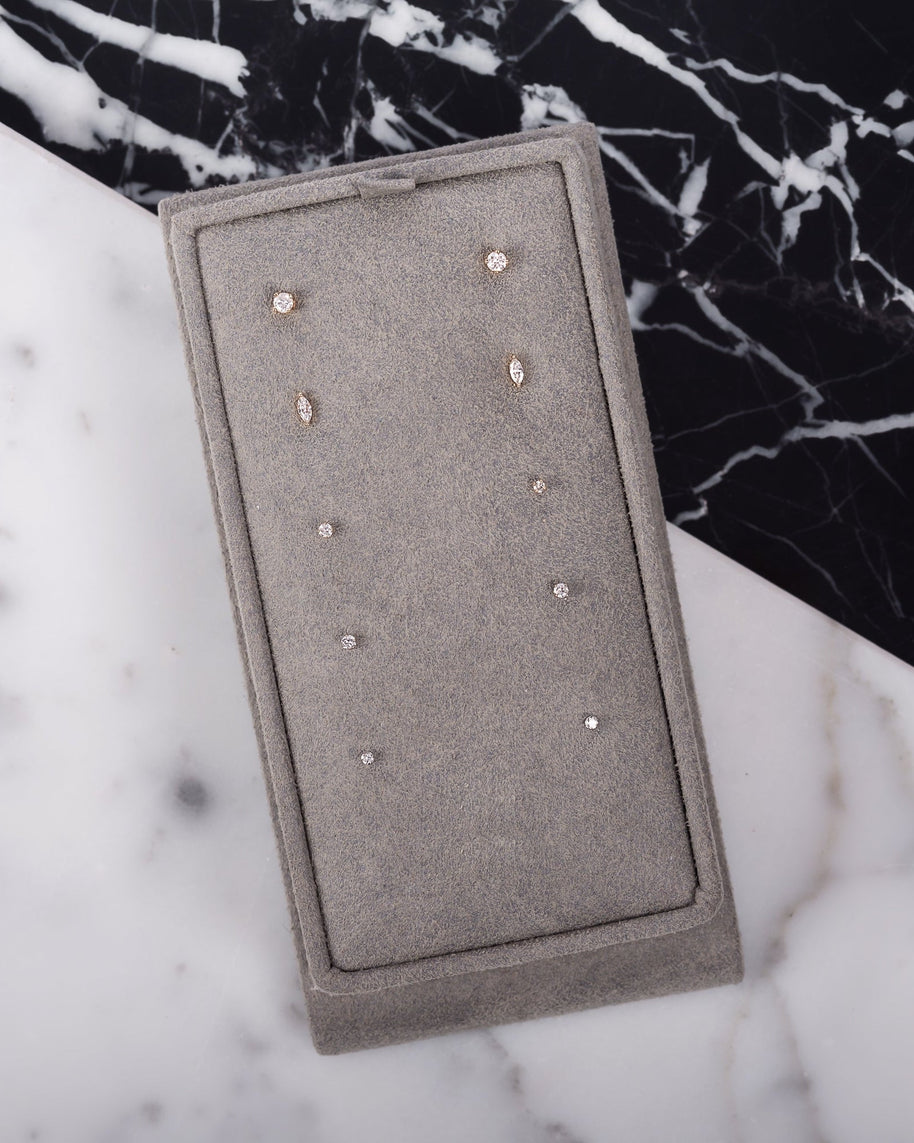 Zoe Lev 4 Prong Diamond Stud Earrings