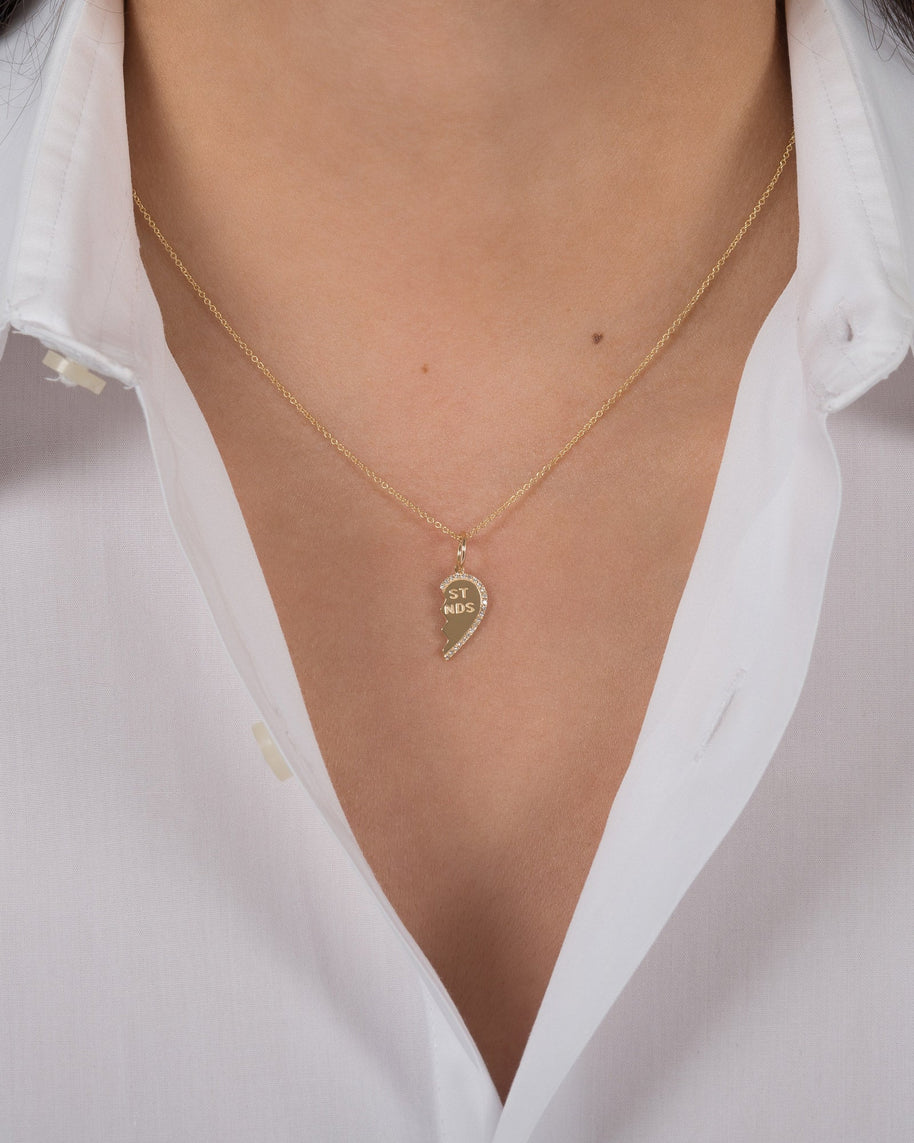 Zoe Lev Best Friend Necklace Set