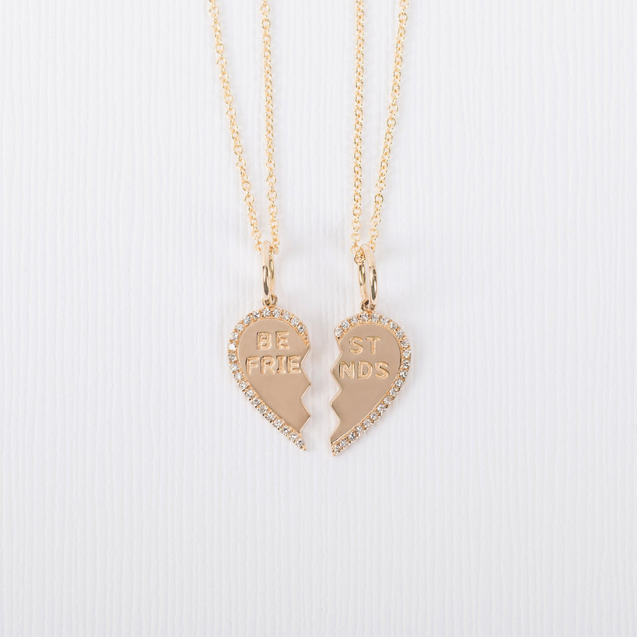 Zoe Lev Best Friend Necklace Set