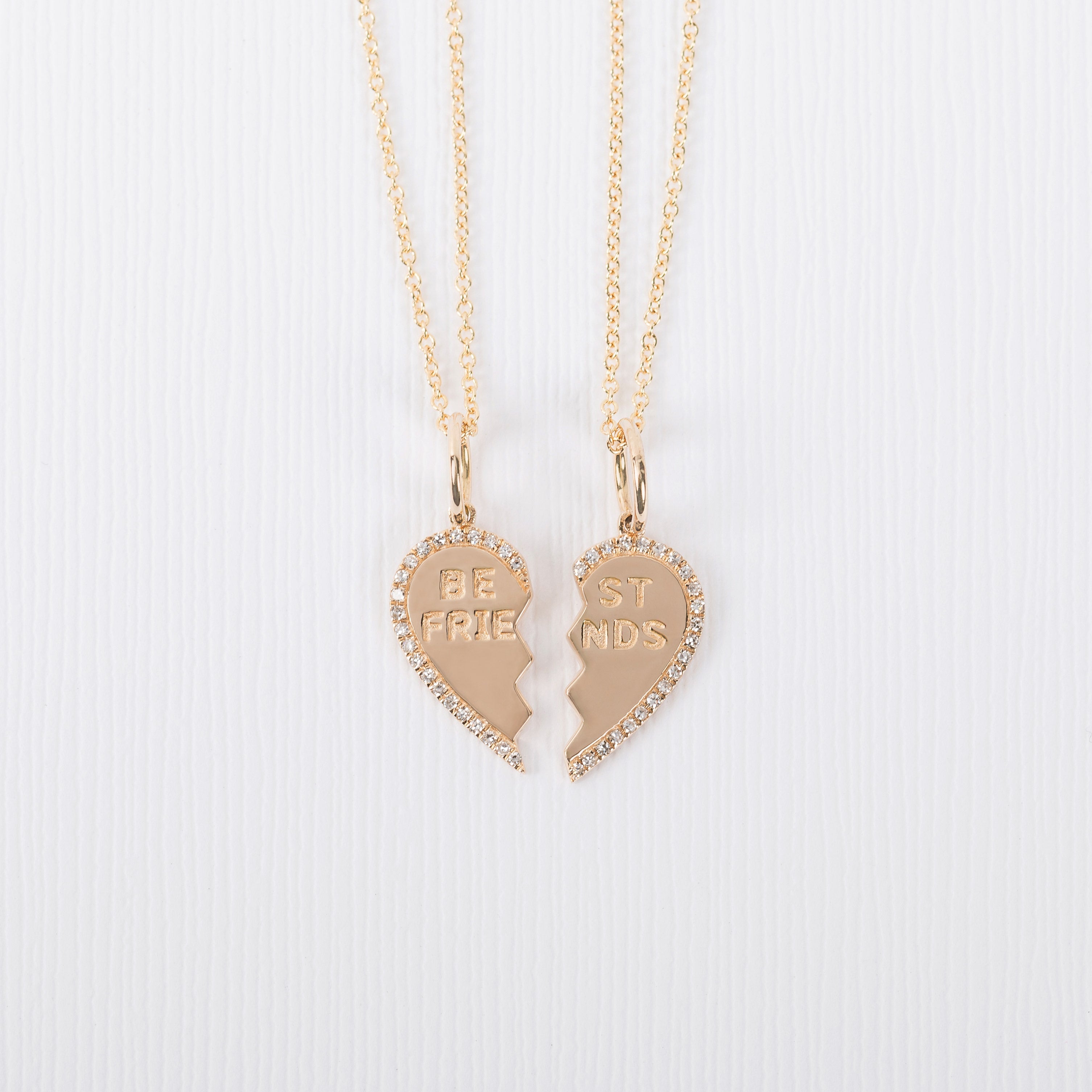 Zoe Lev Best Friend Necklace Set