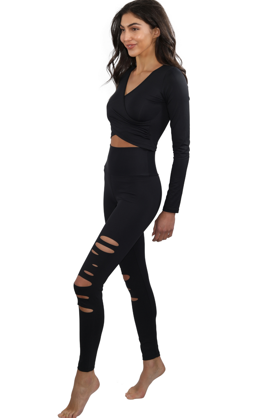 Gianine STELLA BLACK High Waist Activewear Legging