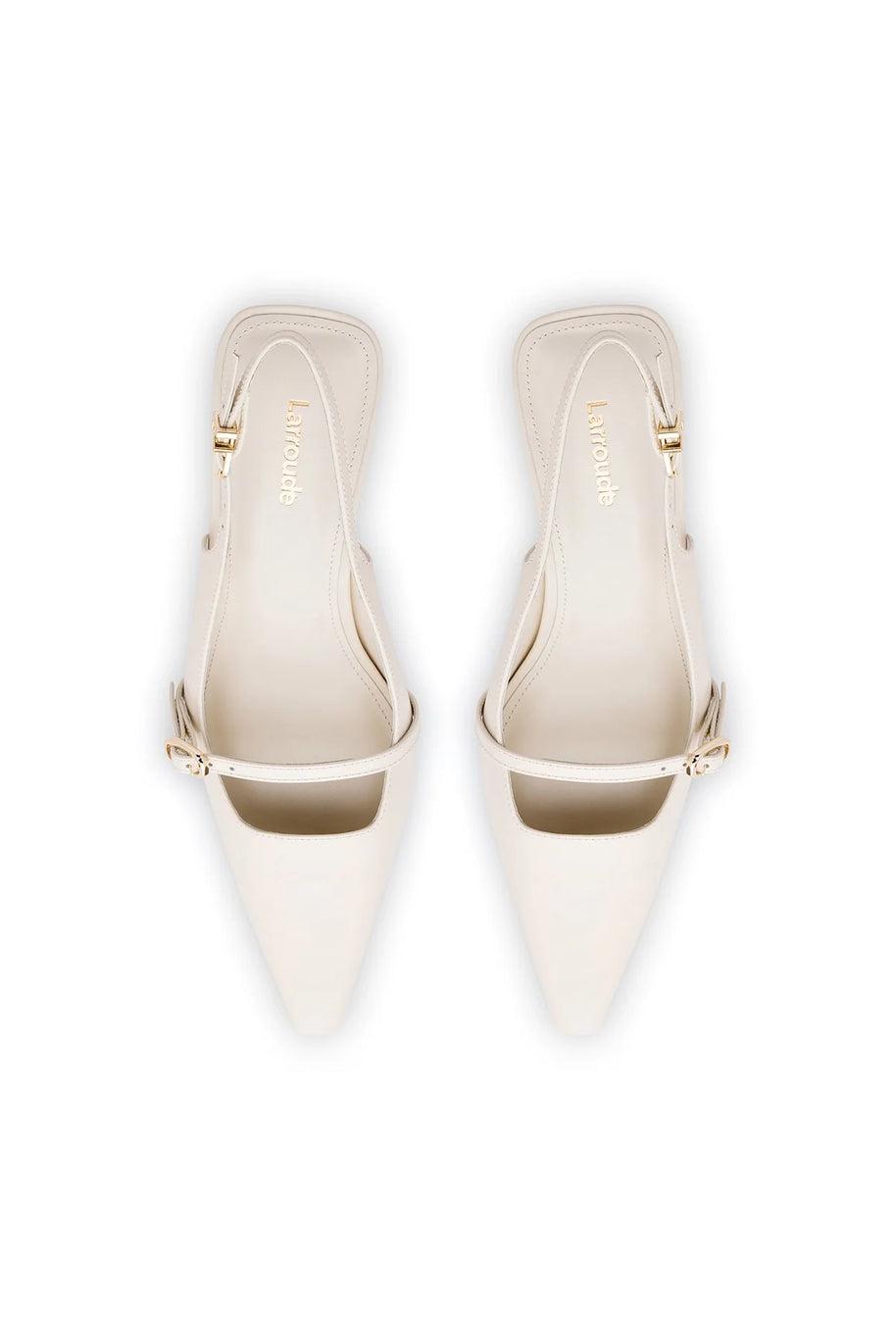 Ines Pump In Ivory Leather