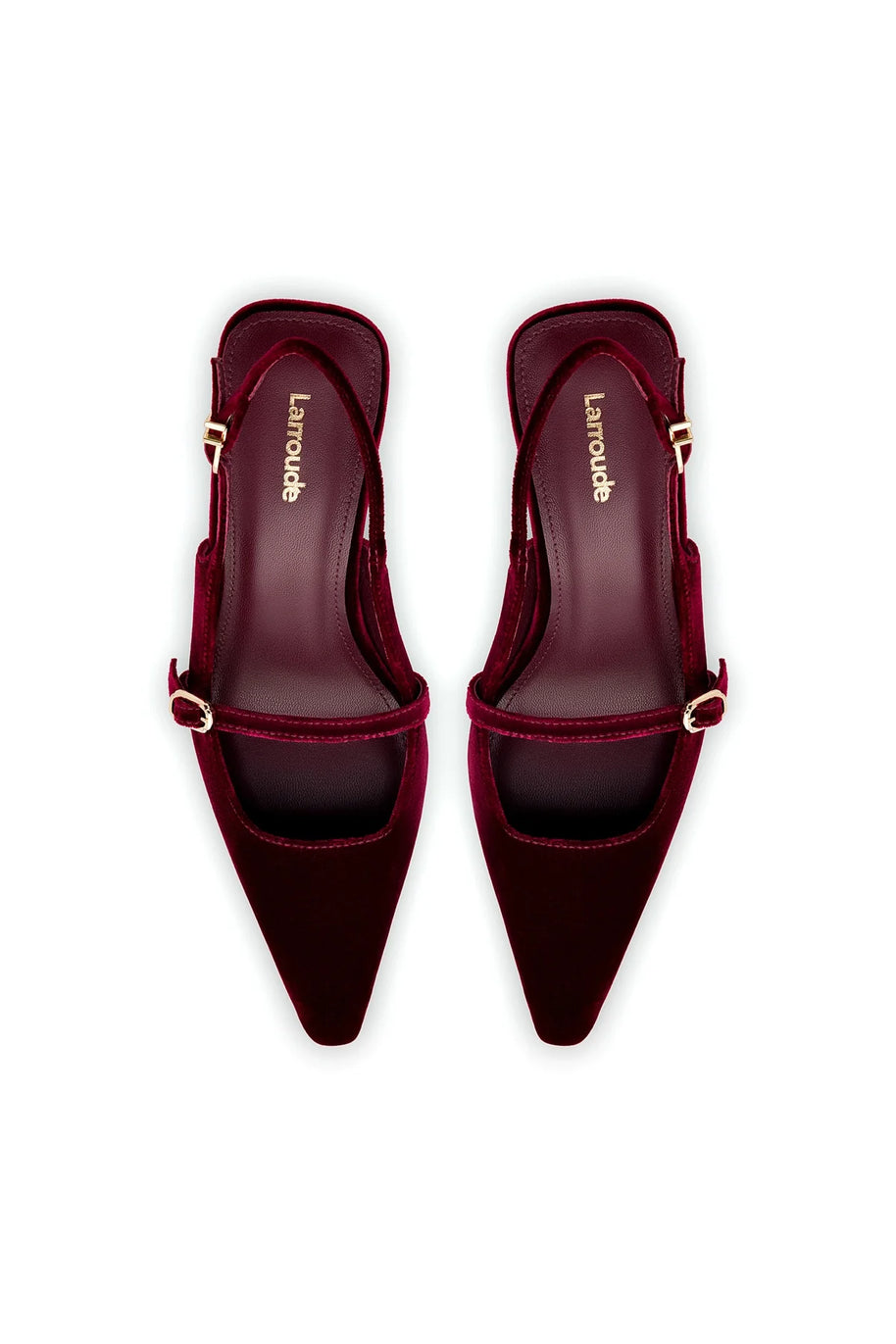 Ines Pump In Wine Velvet