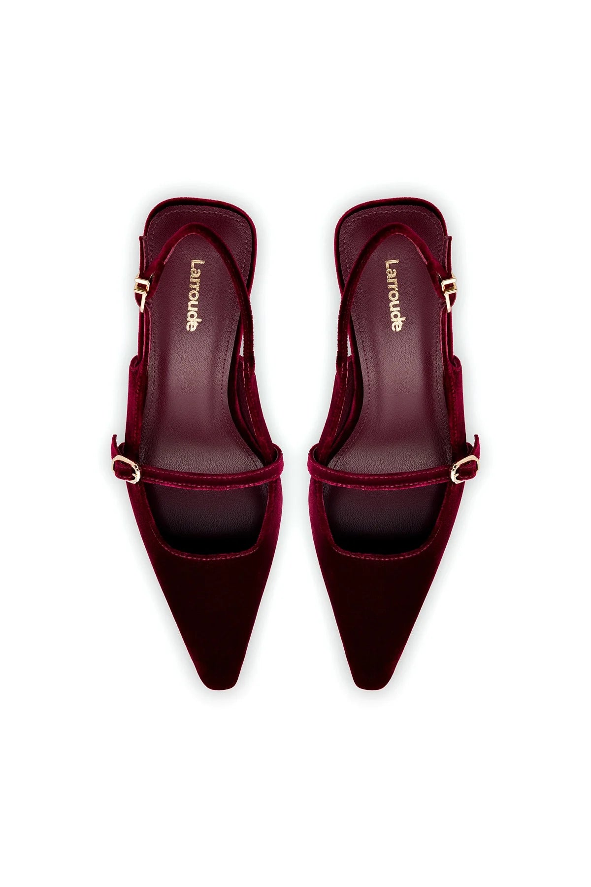 Ines Pump In Wine Velvet