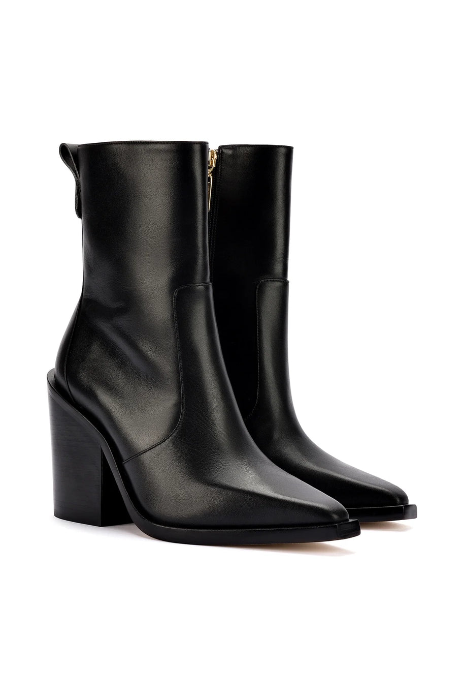 Larroude James Boot In Black Leather