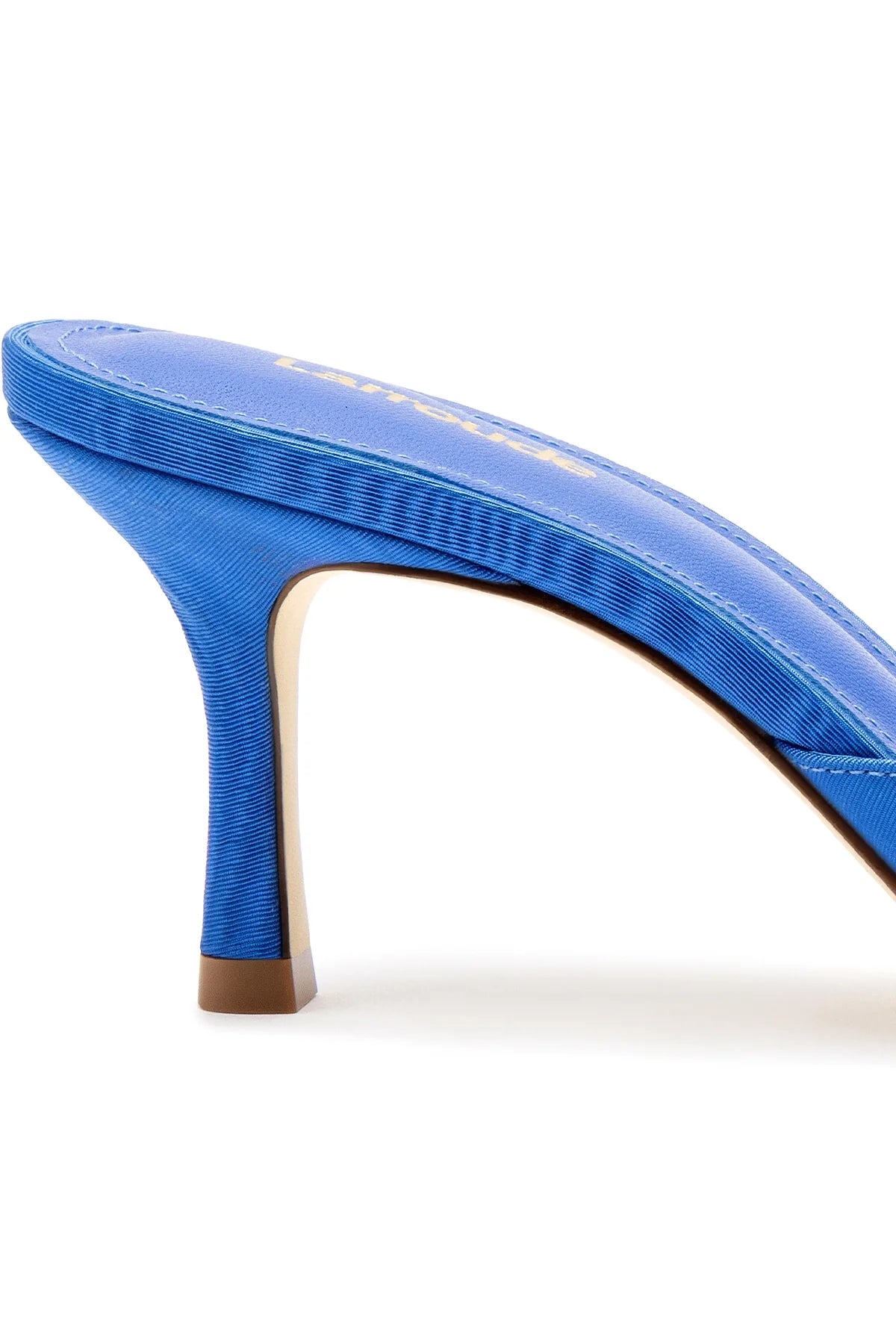 Larroude Mini Elle Pump In Azure Fabric
