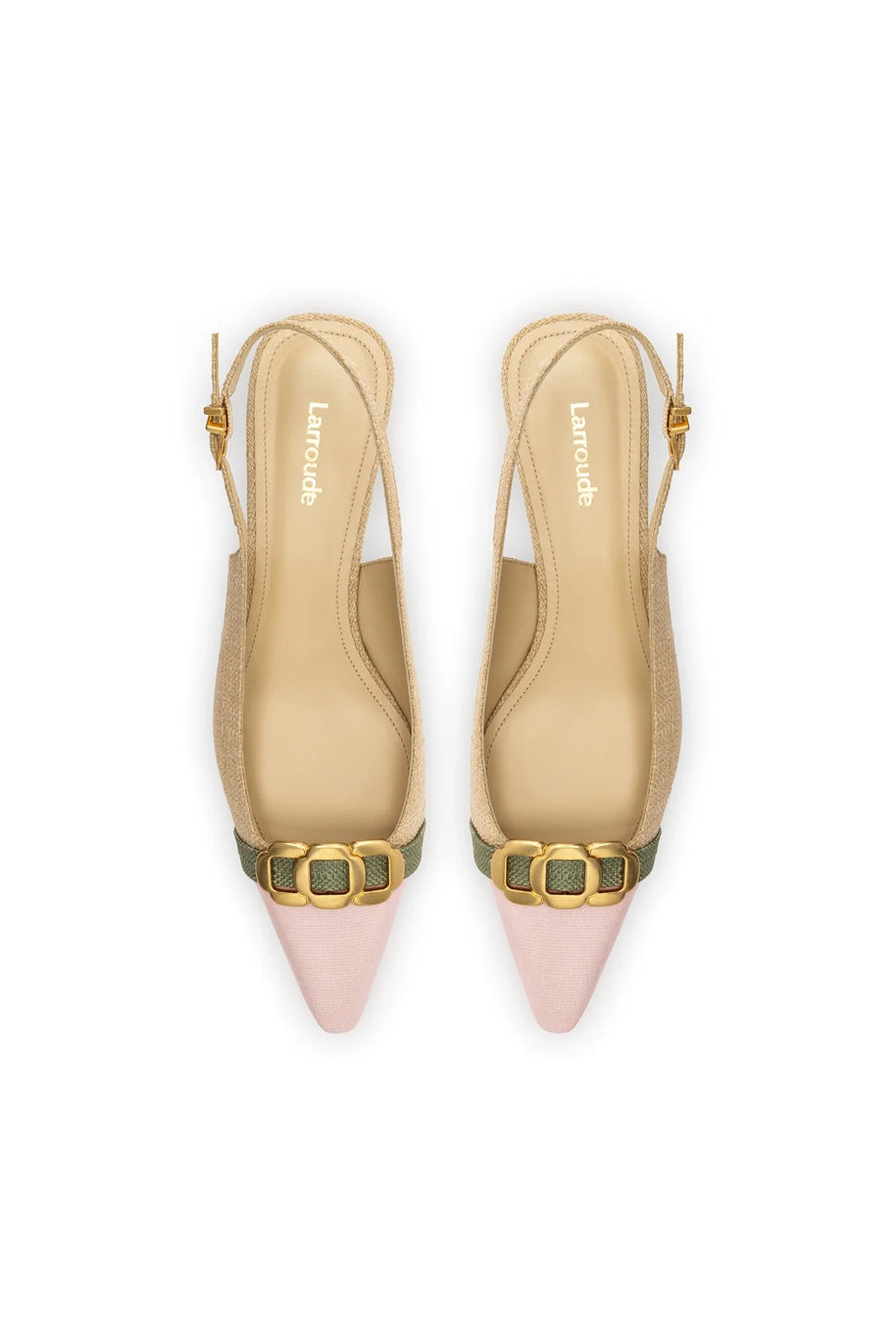 Franca Pump In Beige Raffia