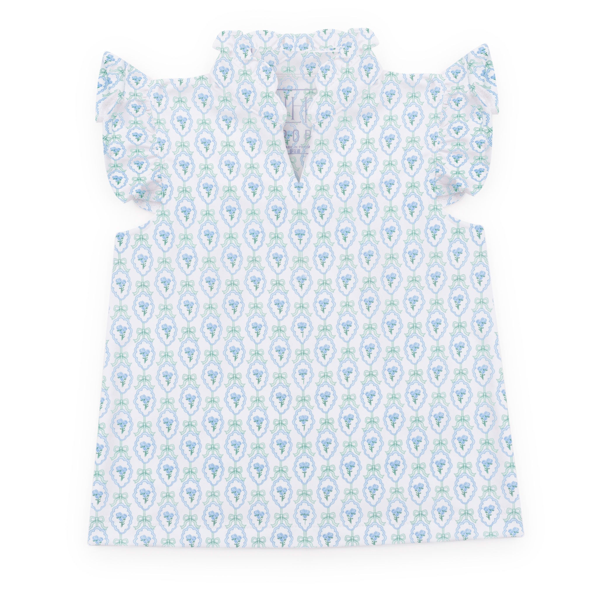 Ellie Girls' Sleeveless Performance Top by LH Sport - Hampton Blooms