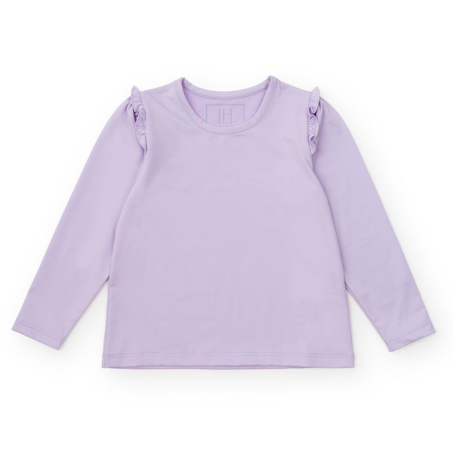 Mia Girls' Longsleeve Performance Top By LH Sport - Lavender