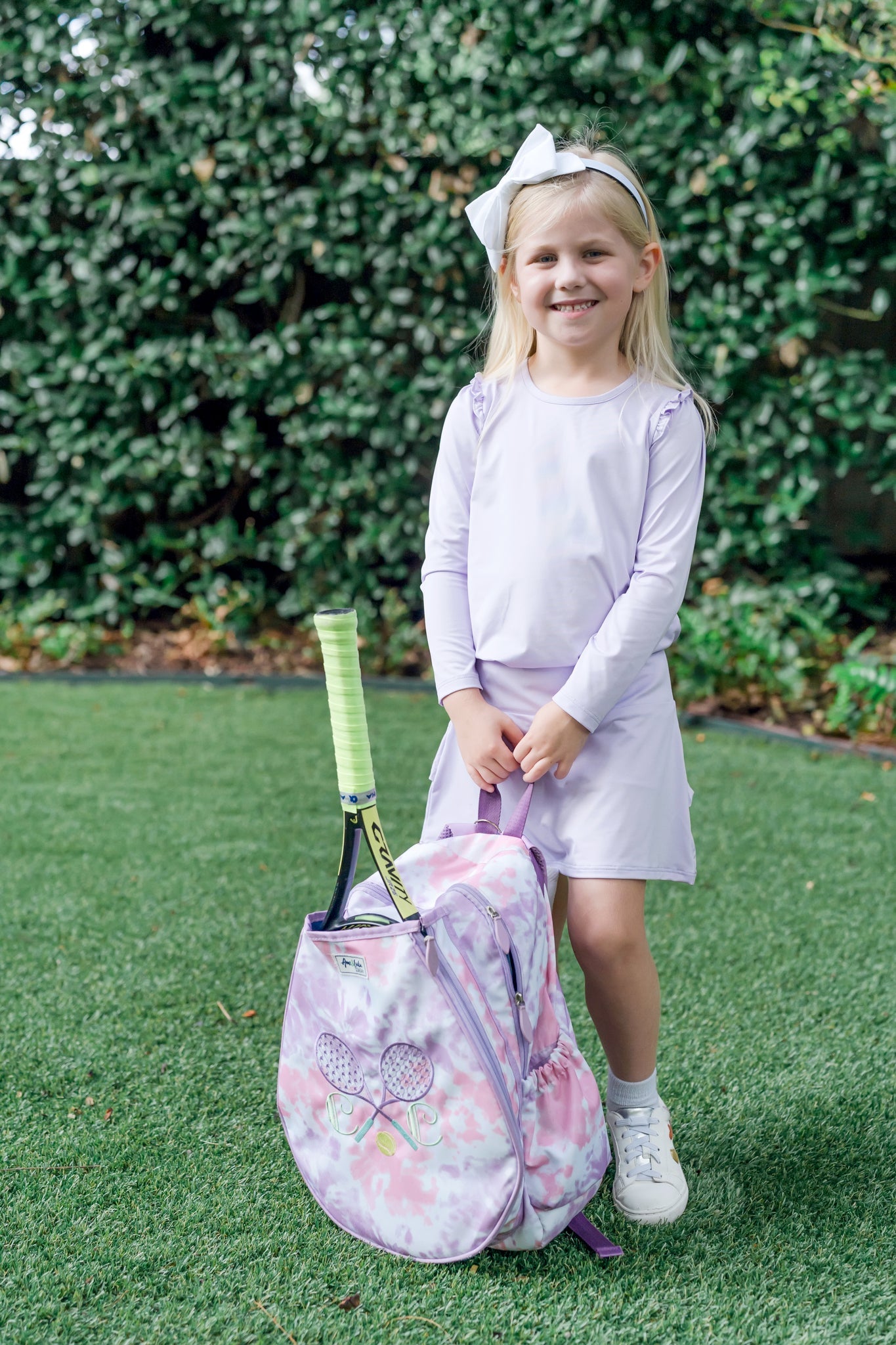 Margot Girls' Performance Skirt by LH Sport - Lavender