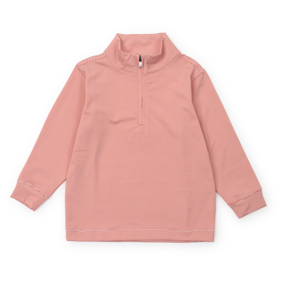 Sam Performance Pullover by LH Sport - Orange Stripes