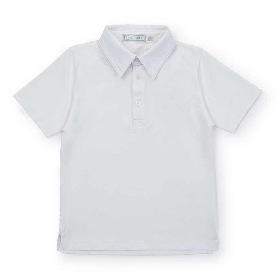 Will Boys' Performance Polo by LH Sport - White